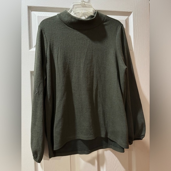 Old navy dark hunter green turtleneck long sleeve shirt - Picture 1 of 2